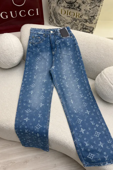 Дамски Луксозни Дънки LV