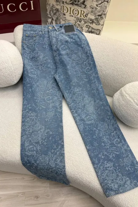 Дамски Луксозни Дънки LV